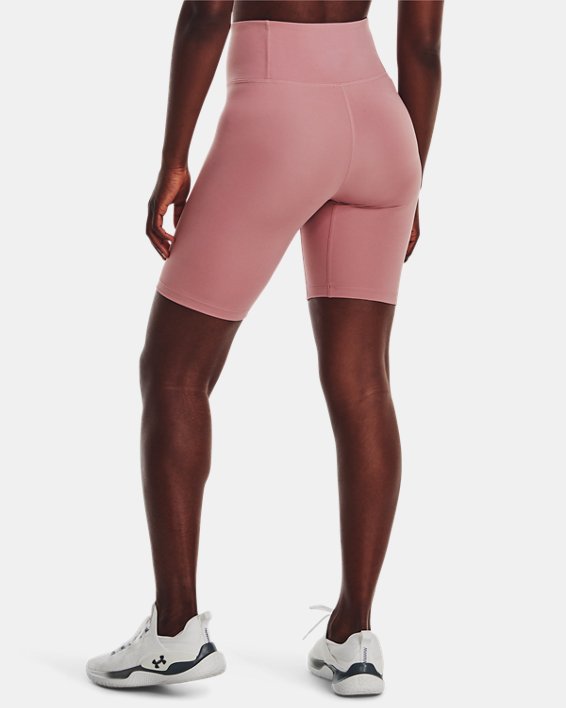 Women's UA Motion Bike Shorts in Pink image number 1
